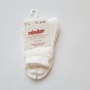 Condor Cream Lace Ankle Socks